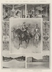 Návštěva cara ve Francii, scény v Compiegne